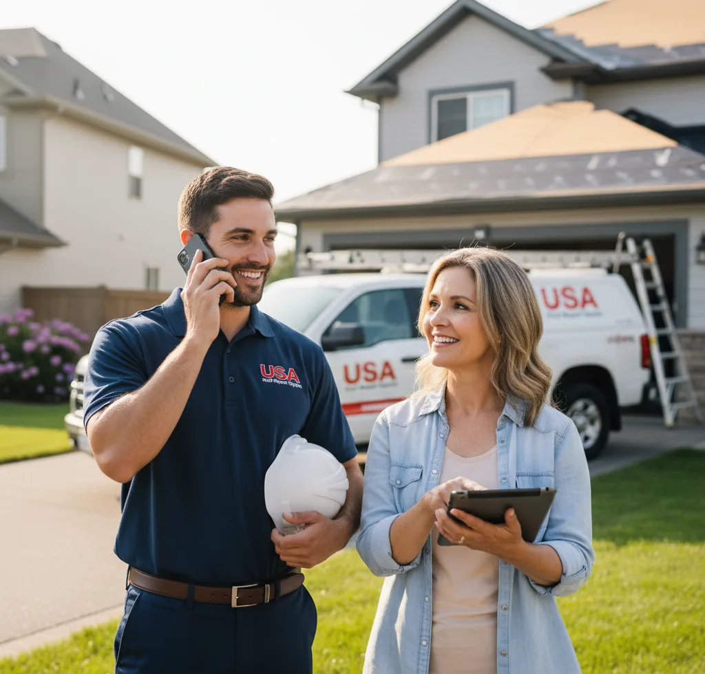 USA Roof Repair Experts customer support in Shafter